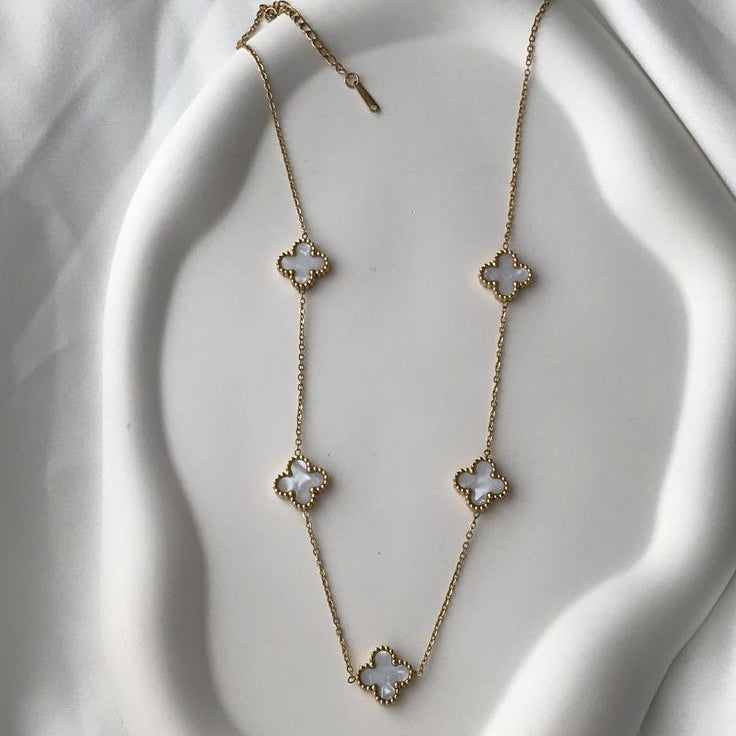 White Clover Necklace