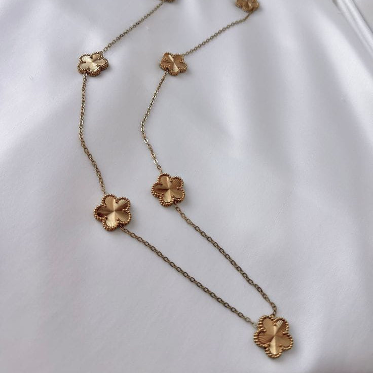 Gold Clover Necklace
