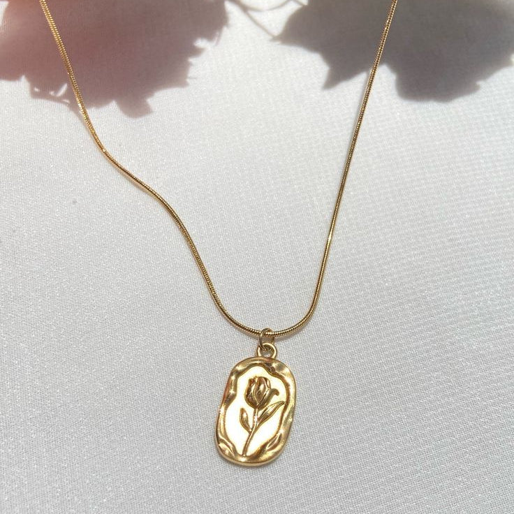 White Rose Pendant