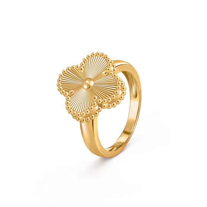 Gold Clover Ring